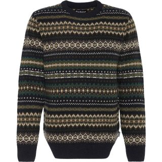 Barbour Lifestyle Case Fairisle Crew Black