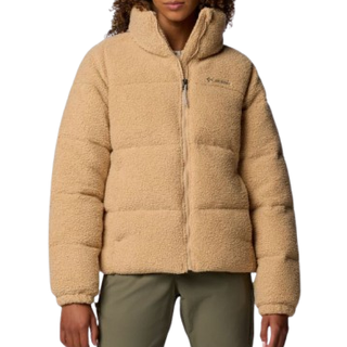 Columbia Women's Puffect Sherpa Jacket Syntetisk jakke Damer størrelse L farve beige