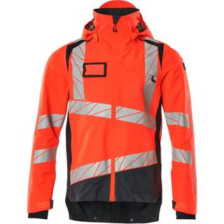 MASCOT ACCELERATE SAFE skaljakke, hi-vis rød/mørk marine - 5XL