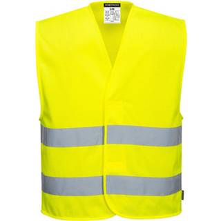 MeshAir hi-vis vest med 2 bånd - Gul (Størrelse: 4X/5X)