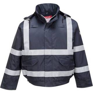 Portwest S783 Bizflame Multi-norm Bomber Regnjakke 3XL Navy