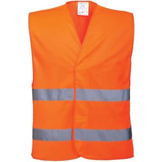 Hi-vis vest - Orange (Størrelse: 4X/5X)