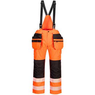 PW3 hi-vis overalls - Orange/Sort (Størrelse: L)