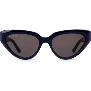 Balenciaga Kvinde BB0270S 004 Solbriller Acetat Blå Grå Cat Eye
