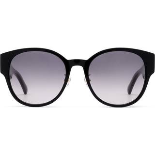Gucci Kvinde GG1304SK 001 Solbriller Acetat Sort Grå Rund Normal Skygge