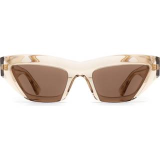 Bottega Veneta Kvinde BV1219S 003 Solbriller Acetat Nøgen Brun Cat Eye Normal