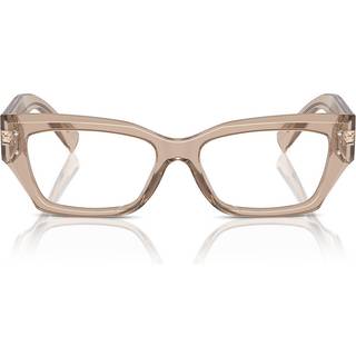 Dolce & Gabbana Kvinde DG3387 3432 Optiske stel Acetat Brun Transparent Firkantet Normal