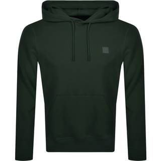 BOSS Orange Herren Hoodie grün unifarben