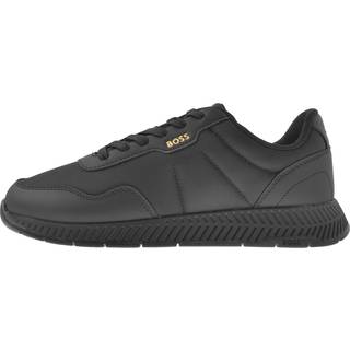 BOSS Black Herren Sneaker schwarz Glattleder