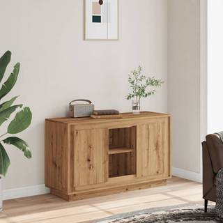 skænk 102x35x60 cm konstrueret træ kunsteg