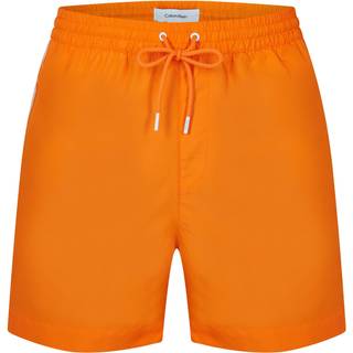 Calvin Klein Medium Drawstring Swim Shorts - Orange - X-Large