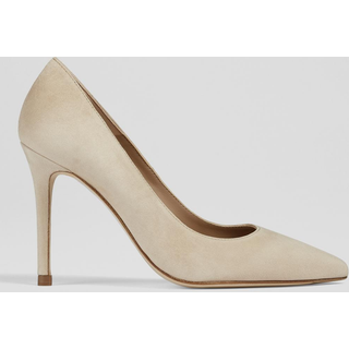 LK Bennett LK Bennett Beige Fern Suede Pointed Toe Courts - EU 40 (UK 7)