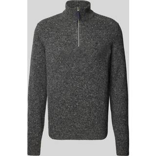 Fynch-Hatton Herren Troyer grau unifarben