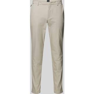 BOSS Black Herren Hosen beige,weiß Slim Fit - beige,weiß