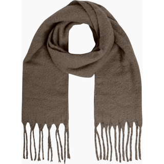 Objmitta Check Scarf Rep - Morel - Object - Brun One Size