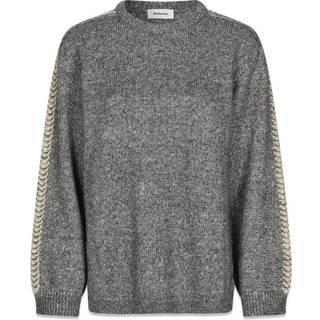 Modström LineMD o-neck - Dark Grey Melange - XS - Strik