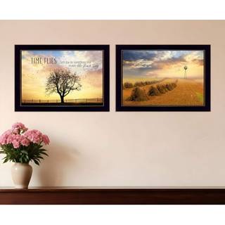 S?t med to Amish Country Black Framed Print Wall Art