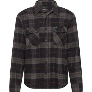 Brixton Bowery Flannel Skjorte Herrer størrelse S farve sort