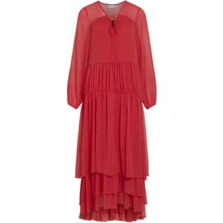 VILA dame kjole VIKALE - Poppy Red - 38