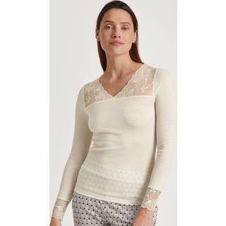 Silky Wool Glam Top Long-Sleeve