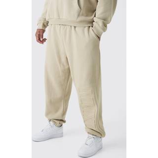 Mens Stone Plus Oversized MMXIII Embossed Joggers