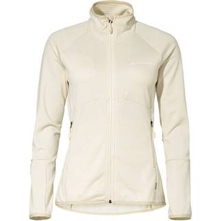 Vaude Women's Monviso Fleece Full Zip Jacket II Fleecejakke Damer størrelse 38 farve hvid/beige