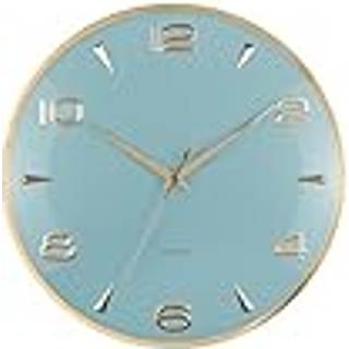 Karlsson Sienna Glow vægur Ø40,6cm blå