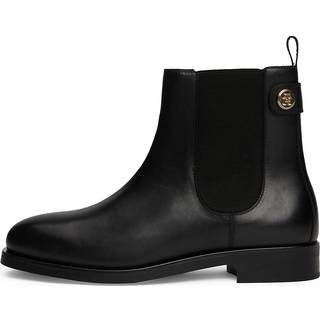 Leather Stud Chelsea Boots