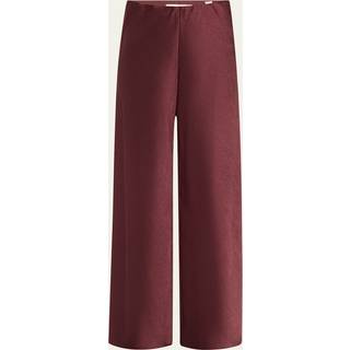 Vince High-rise satin wide-leg pants - white - XL