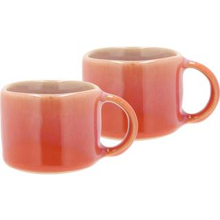 Villa Collection Styles espressokop 8 cl 2-pak Lilla-orange