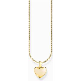 Thomas Sabo KE2234-413-39-L45V Vergoldete Kette mit Herz Anhänger Damen