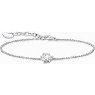 Thomas Sabo A2159-051-14-L19V Silbernes Armband m. weißem Zirkonia Tropfen