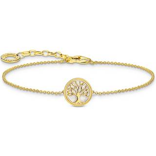 Thomas Sabo A2160-427-39-L19V Vergoldetes Armband m. Tree of Love Anhänger