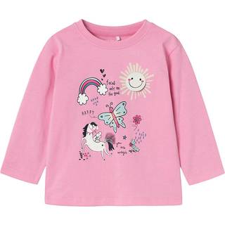 NAME IT Nydelig Langærmet Bluse Pastel Lavender