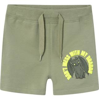 NAME IT Sweatshorts Dragon Abil Oil Green