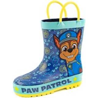 Vanilla Underground Vanilla Underground Blue Paw Patrol Boys Chase Graphic Wellington Boots with Handles