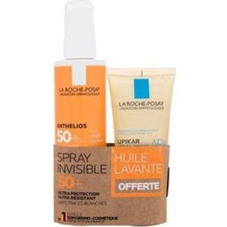La Roche LRP Anthelios + Lipikar Duo Set 300 ml Anthelios Invisible Spray 200ml/Lipikar AP+ Oil 100ml