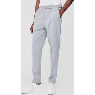 Mens Grey Elasticated Waist Slim Tailored Jogger