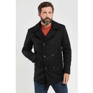 Armor-Lux M Cap Sizun Uldfrakke BLACK