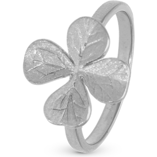 Christina Jewelry Four Leaf Clover ring i sølv - Str. 53