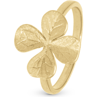 Christina Jewelry Four Leaf Clover ring i forgyldt - Str. 55