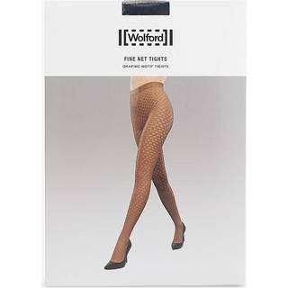 Wolford FINE NET TIGHTS 7005 Black Small