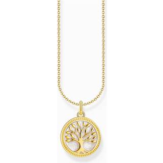 Thomas Sabo KE2220-427-39-L45V Vergoldete Kette mit Tree of Love Anhänger Damen