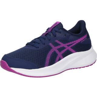 ASICS Patriot 13 GS Neutral Running Shoe Kids - Blue, White, Size 4.5 - blue