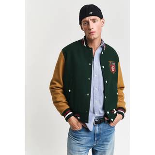 Varsity Jakke, Tartan Green, XL