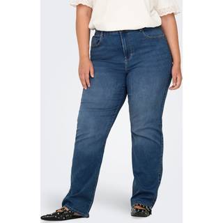 Caraugusta Høj Talje Straight Fit Jeans
