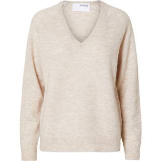 Slflulu New Ls Knit V-neck B