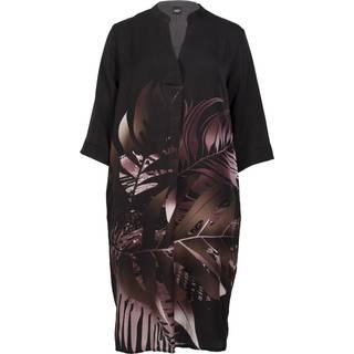 Nü Denmark Uljana Tunika Kjole Dark Plum Mix-XL