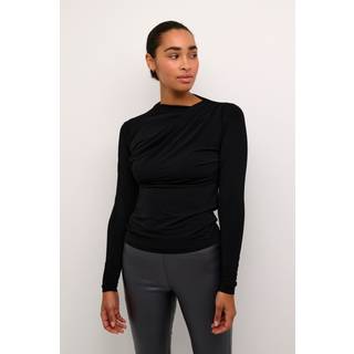 Kaffe KAaida Bluse - Sort - Str L - Damer