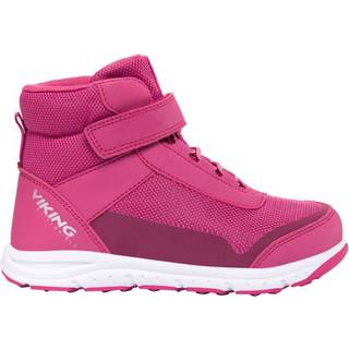 Viking Børnestøvle Pink 3-54560 Knapper - 27